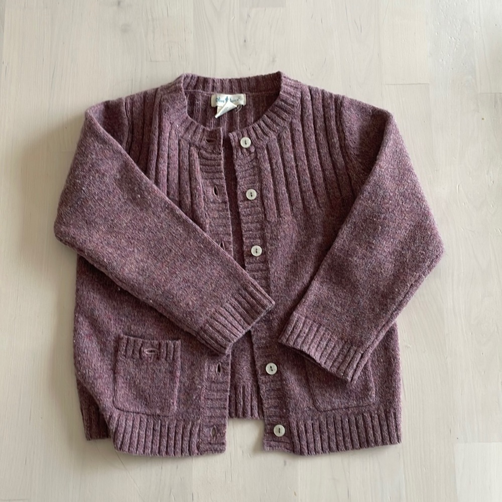 Like new olive juice girls wool cardigan size S